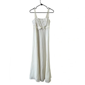 Let’s fashion vintage white formal wedding dress